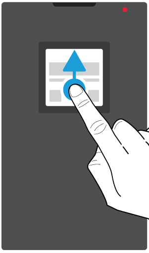 Nastavení Používání pouzdra BlackBerry Smart Flip Case Zařízení můžete ovládat, i když je kryt odklápěcího pouzdra zavřený.