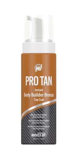 Pro Tan Instant Body Builder Bronze finální vrstva Samoopalovací pěna extra tmavý ořechový odstín, okamžitý výsledek Perfektní smývatelná opalovací formule Tato velmi tmavá samoopalovací pěna vám