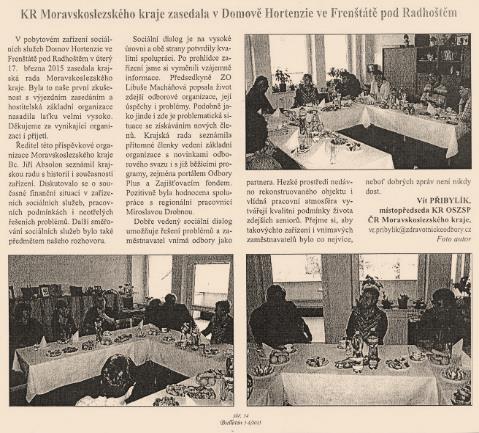 Hortenzie Bulletin Odborového svazu