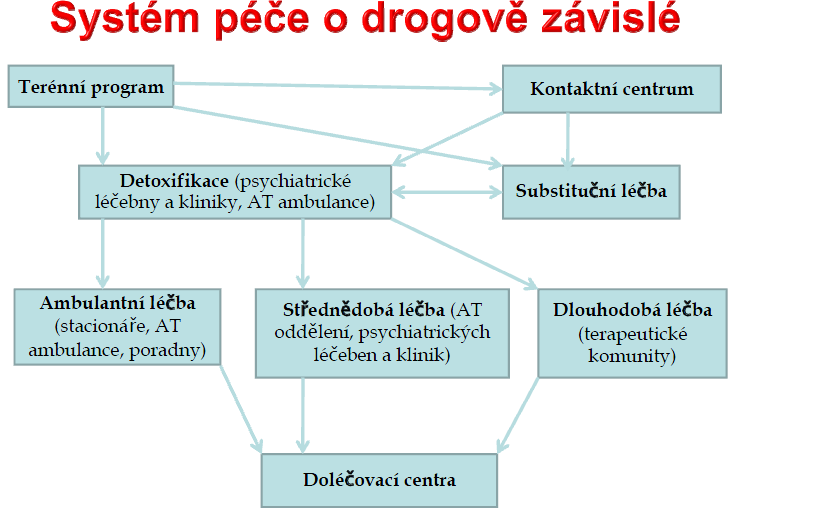 Občanské sdružení SANANIM je financováno ze 70 % státním rozpočtem a ze 30 % sponzorskými dary, příspěvky a zahraničními granty. 12 Současný systém péče o drogově závislé Obr. č.