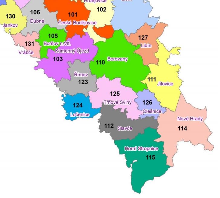 2. PŘÍKLADY ODBAVENÍ CESTUJÍCÍCH V RÁMCI IDS Např. cestující chce cestovat ze zóny 114 Nové Hrady do zóny 100 České Budějovice.