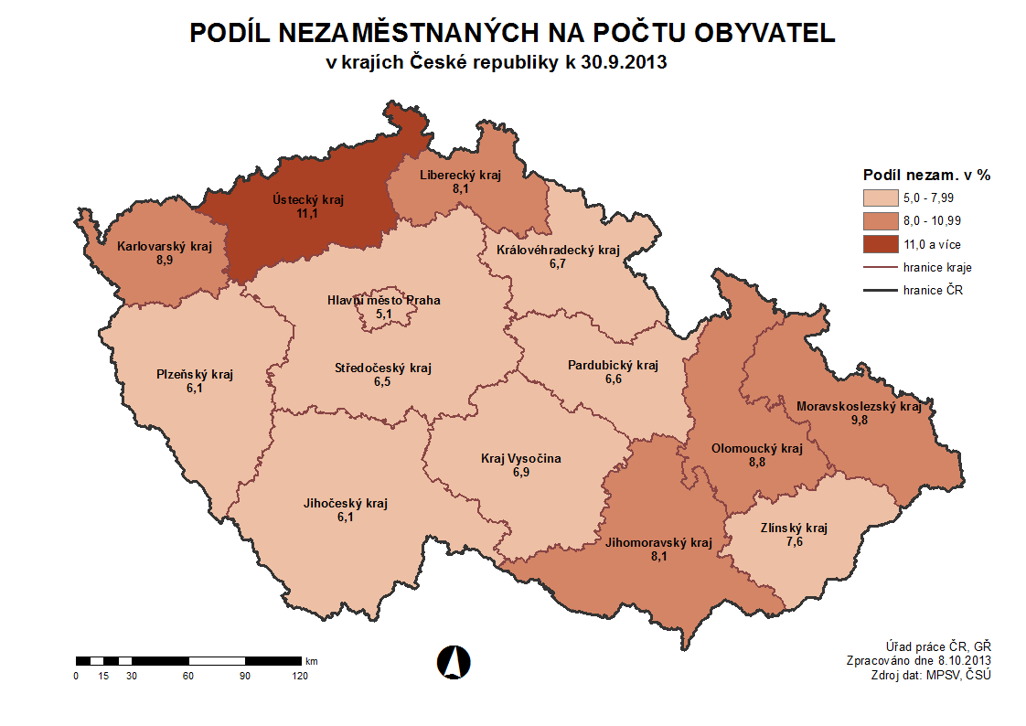 Měsíční zpráva o situaci a trhu práce Úřad