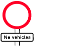 level crossing without barrier level crossing with barrier stop give way No vehicles except bicycles being pushed