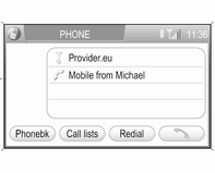 Telefon 83 vytočí číslo (je-li telefon připojen a dané číslo je uloženo v seznamu opětovných vytáčení).