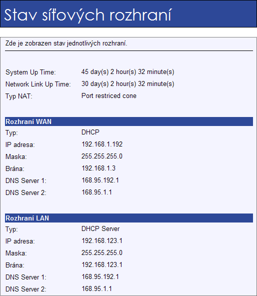 Page 13 of 25 V tomto menu můžete nastavit nouzovou volbu.