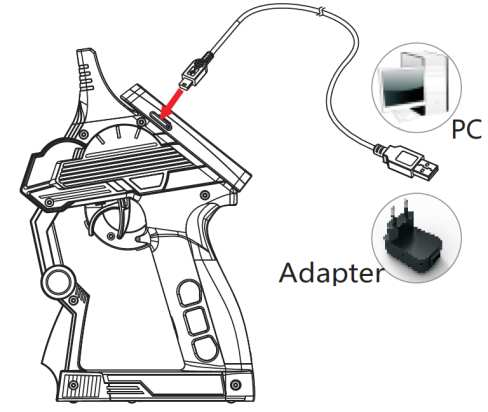 - napájení: 4-6,5 V - hmotnost: 12 g - velikost: 30 x 25,6 x 13 mm Nabíjení: - Vložte baterie do vysílače nebo nabíječky. - Připojte USB kabel.