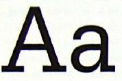 4.0.0.0 Lineární serifové písmo (egyptienky, square serif types) * první desetiletí 19.