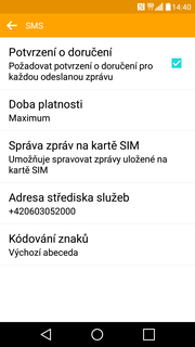 Vyberete možnost SMS. 4.