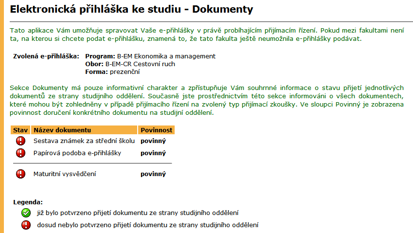 1 ELEKTRONICKÁ PŘIHLÁŠKA KE STUDIU NA ČZU oboru, místa studia (detašované pracoviště). U doktorského typu studia je pak požadavkem zvolení školitele, ústavu garantujícího studium.