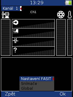 FASIT Zkratka FASIT znamená FAult Source Identification Tool (nástroj pro hledání zdroje závady). Tento mód by měl pomoci začátečníkům identifikovat stav stroje.