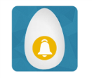 Na Google Play(android) nebo APP store (Iphone) vyhledejte aplikaci EggBell a stáhněte si ji do telefonu.