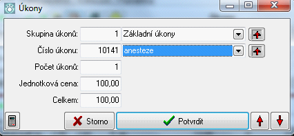 122 zákroků a vy si vyberete jeden a to buď poklepáním, nebo zatržením.