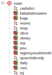 OSM fungují mapová data na tisících webových stránek, mobilních aplikací a hardwarových zařízení. Databáze OSM nám pro Českou republiku poskytla data v 7 různých vrstvách: 2.