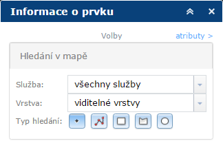 Pomocí osy Průhlednost podkladových map můžete nastavit průhlednost (intenzitu) zobrazovaných mapových podkladů.