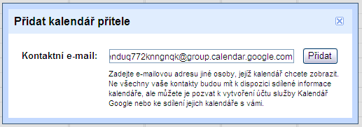 calendar.google.com Svoz odpadu ŽLUTÁ známka: prio8kgo4jqq4n3grc4m3mmvvs@group.calendar.google.com Svoz odpadu ZELENÁ známka: 4k196411nan7fm247ddpe4cp18@group.calendar.google.com Svoz odpadu MODRÁ známka: vh2vkjh5unst6e7c7od1l5dr5o@group.