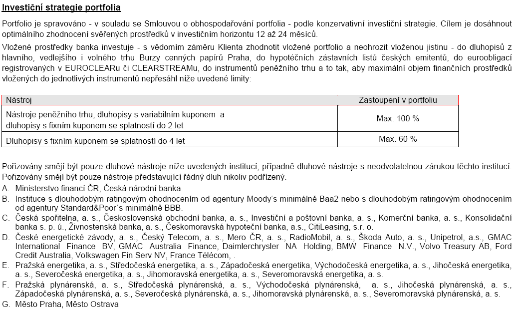 2. V dalších měsících pokračoval příznivý vývoj cen dluhopisů, jako odraz nízkých úrokových sazeb s výhledem na dlouhodobější trvání. Hodnota portfolia plynule rostla až do konce měsíce září. 3.