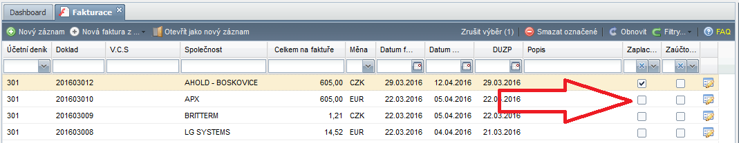 Ostatní drobnosti: - Fakturace datum vystavení faktury při kopírování z dodacího listu nebere se datum expedice z DL, ale dnešní datum.