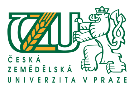 ČESKÁ ZEMĚDĚLSKÁ UNIVERZITA V PRAZE Fakulta agrobiologie, potravinových a přírodních zdrojů Bilance dusíku v