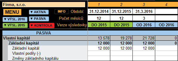 FAF Finanční Analýza Firmy Tisk: všechna zobrazení programu jsou optimalizována pro tisk.