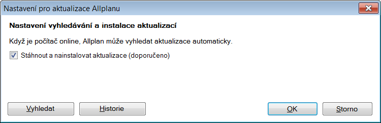 Novinky v programu Allplan 2015 Novinky v Allplanu 2015-0 119 Uspořádání projektu ve složce Standard (\Etc) Instalace Dodaná uspořádání projektu se nyní ukládají ve složce \Etc a ne jako dosud v