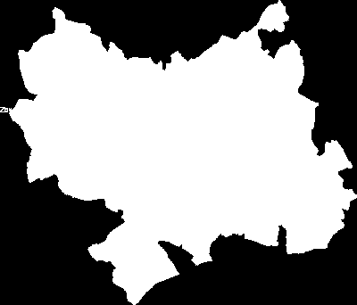 Mapa č. 2 Poloha obce Vřesina II Celková rozloha obce činí 865 ha, z toho 27 ha představuje zastavěná plocha a 60 ha zahrady.