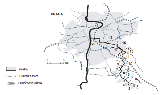 tůně a mokřady. Tento úsek byl vyhlášen přírodní památkou. Dolní část toku pokračuje ve zpevněném korytě a je významně ovlivněna zástavbou.