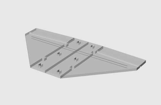 Parts list: Part name pieces Part name pieces Fuselage of EPP 1 Wing centre section 2 Elevator control rod 2 Canard surface ( elevator) 2 Wing of EPP 2 Aileron horns 2 Motor bulkhead 1 Instructions 1