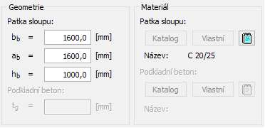 Zadávací okno "Zatěžovací případy" Pro vložení nového zatěžovacího případu je nutné zadat název zatěžovacího případu.