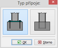 dodatečně měnit materiál u jednotlivých prvků. V rámu "Parametry výpočtu" nastavíme typ konstrukce na "Rám s neposuvnými styčníky".