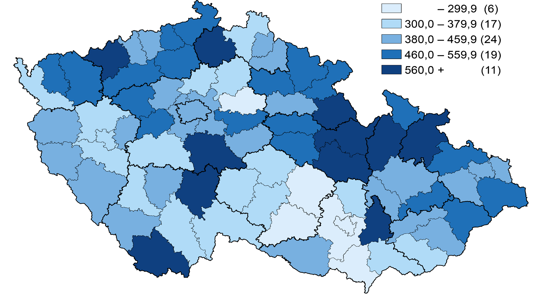 11. Průměrný počet živě narozených s vrozenou vadou na 10 000