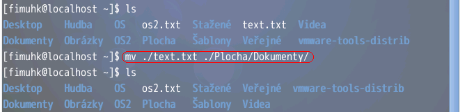 1.3. Uložení souboru Soubor uložte jako text.txt a zavřete vi 1.3.1. Pro uložení musíte být v příkazovém režimu. Začněte psát :wq (write, quit) cesta 1.3.2.