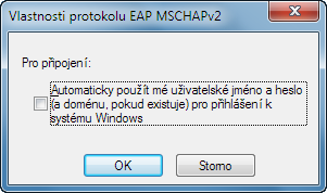 17. V dalším okně zrušte zaškrtnutí možnosti Ověřit certifikát serveru. Konfigurační okno by mělo vypadat takto: Potom klikněte na tlačítko Konfigurovat 18.