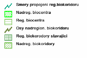 Obr. 8 ÚSES zájmového území (http://geoportal.cenia.cz/mapmaker/cenia/portal/) Obr.