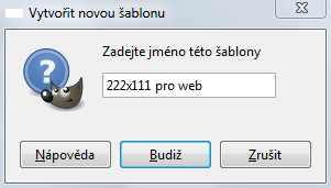 10 Dialogové okno pro vytvoření nového obrázku V hlavním okně uživatel nastavuje šířku a výšku ve zvolených jednotkách, upravuje základní rotaci obrázku nebo si vybírá z již předpřipravených šablon.