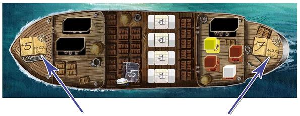 Konec hry Hra končí, jakmile 1) je vyprázdněn dobírací balíček dílků cest nebo 2) jeden z hráčů zaplnil všechna místa ve svých palubních prostorách nebo 3) první loď obeplula ostrov a zastavila se na