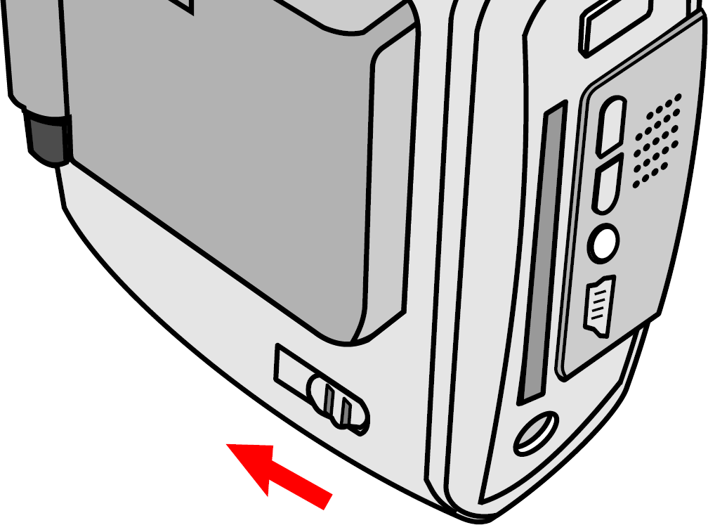 DV-3400V POWERCAM VIDEOInformace o výrobku Vložení / vyjmutí paměťové karty Vložení Vložte paměťovou kartu do otvoru pro kartu. Zatlačte, dokud nezapadne.