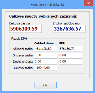 Program ZK Daňová evidence ZK SOFT z číselníku účetních událostí byla vybrána operace, kde zdroj je jako zdroj dat určena některá z knih evidence.