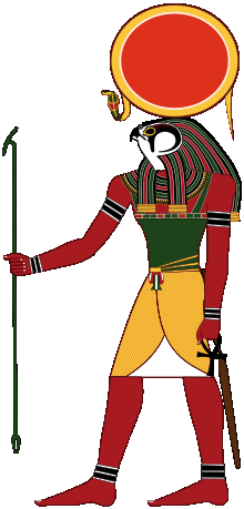 Re (Slunce) nejvyšší ze staroegyptských bohů.