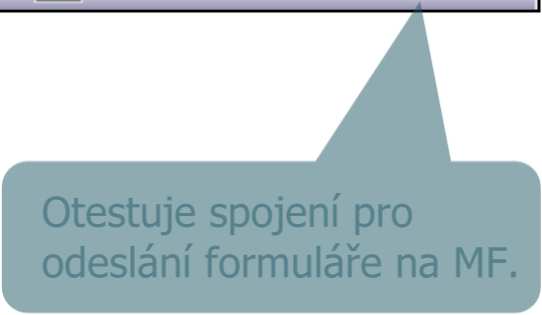 POPIS PROSTŘEDÍ KLIENTA OFFLINE FORMULÁŘE Nástrojová lišta Offline formuláře 4 Popis prostředí klienta Offline formuláře Program spustíme poklepáním na soubor s