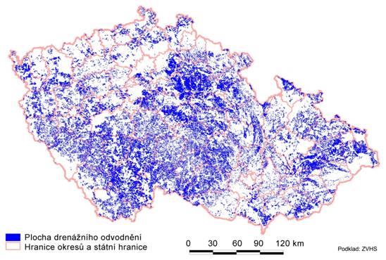 Současný stav - Přes 25 % území ZPF je odvodněno - z toho je jen 19 % zamokřeno - 4 % území ZPF zavlažováno - V ČR podceněn význam závlah na stabilizaci produkce v podmínkách