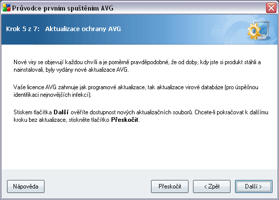 5.2. Nastavení pravidelných aktualizací a testů V dialogu Nastavení pravidelných aktualizací a testů určete časový interval stahování nových aktualizačních souborů a čas spuštění plánovaného testu.