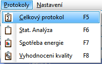 Kapitola 5 ENVIS: Tvorba protokolu 5.1 Protokoly a analýza Obrázek 5.1: Ukázka konfiguračního okna Celkového protokolu.