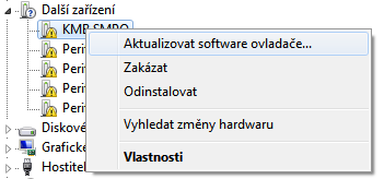 Kapitola 2 Začínáme 2.1 Připojení nového přístroje k počítači 2.1.1 Instalace USB ovladače 1 1. Připojte USB kabel do počítače a do přístroje. 2. Systém Windows začne ve své databázi vyhledávat ovladače k připojenému přístroji.