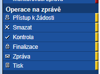 Harmonogram MZ - Záložka Harmonogram MZ obsahuje seznam všech monitorovacích zpráv za celou realizaci projetu.