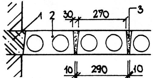 Pórobetonové stropní panely - YTONG - délka 5 000 a 6 000 mm; šířka 625 mm tloušťka 200 a 240 mm - Vyztužené, P+D - s perem a drážkou pro přenesení zatížení - výroba na míru 8.