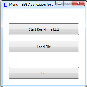 1 Úvod Cílem manuálu je rychlé seznámení s programem - EEG Application for Emotiv. 2 Spuštění programu Při spuštění nám dá programu vybrat mezi 2 částmi aplikace, které chceme používat.