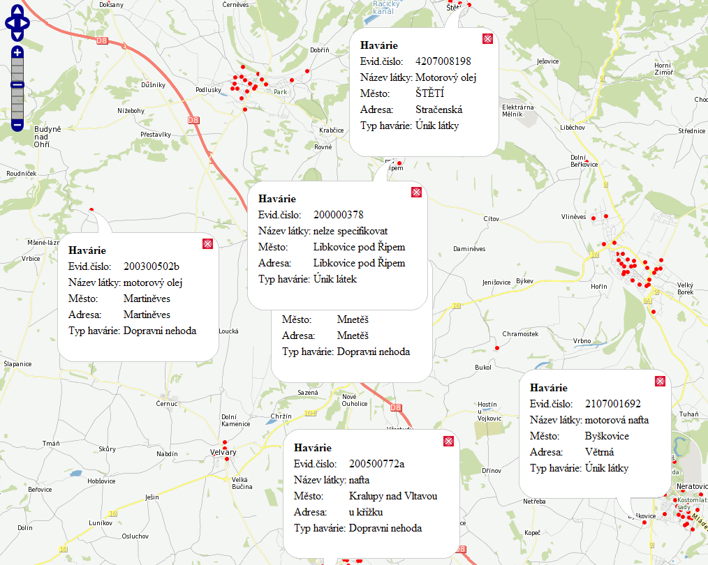 Možnosti využití systému Osobní počítač / notebook Modul STATISTIKA mapa