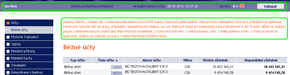 Z bezpečnostních důvodů je platnost SMS kódu časově omezena na 5 minut, proto jej musíte zadat okamžitě poté, co jej obdržíte.