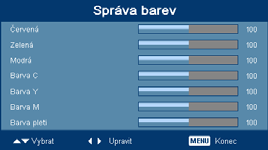 19 Upřesnit Potlačení šumu Upravuje signál potlačení šumu. 0 znamená, že potlačení šumu je vypnuté, >0 zvyšuje potlačení šumu. Ostrost Slouží k nastavení ostrosti obrazu.