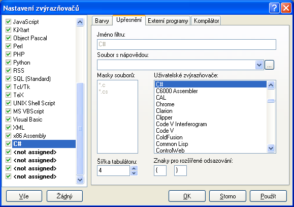 Pro velké projekty lze použít Microsoft Visual Studio Professional/Team, které je placené a obsahuje množství n{strojů usnadňující vývoj. Odkazy na vývojov{ prostředí: http://msdn.microsoft.